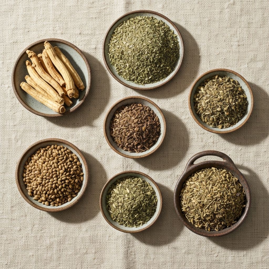 Asortymenty suszonych ziół